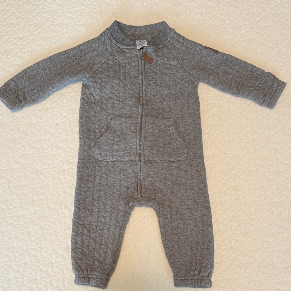 Carter’s Cozy Gray Kids One Piece